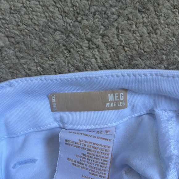 Kut from the Kloth Meg White Wide-Leg Jeans - Picture 3 of 3